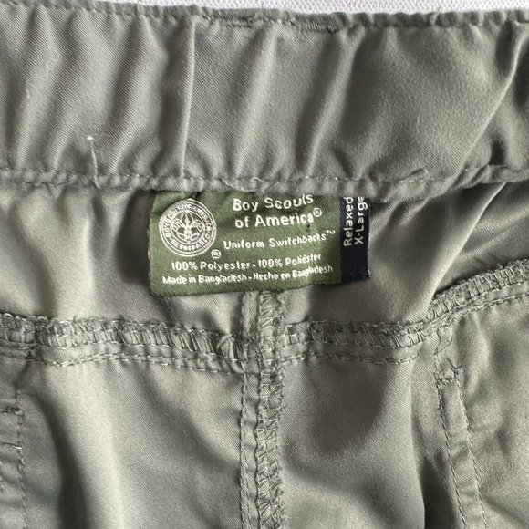 Boy Scout of America Cargo Shorts Men Size XL Green Utility‎ Outdoors Tactical - Picture 5 of 5